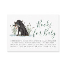Duck Dog Baby Showroom Green Book Request Card