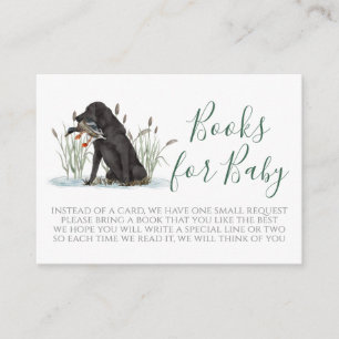 Duck Dog Baby Showroom Green Book Request Card Begleitkarte