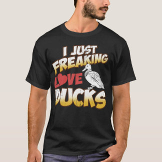 Duck-Doggie-Schule Tierkunst T-Shirt