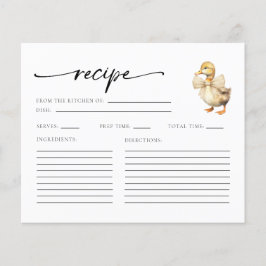 Duck Duck Babydusche Rezeptionskarten