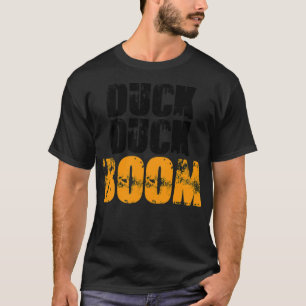 Duck Duck Boom schwarzer Labrador  T-Shirt