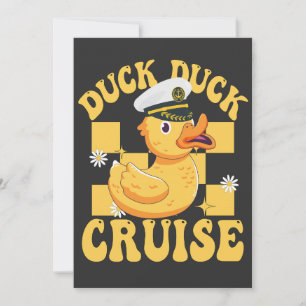 Duck Duck Cruise Funny Family Kreuzfahrt Match Save The Date