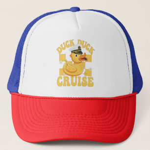 Duck Duck Cruise Funny Family Kreuzfahrt Match Truckerkappe