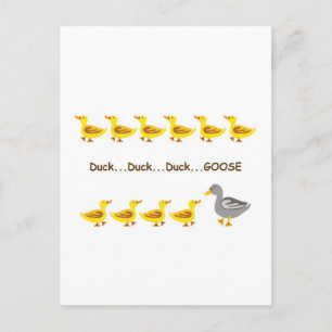 Duck Duck Goose Postkarte