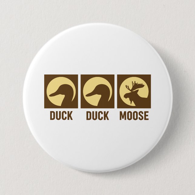 Duck Duck Moose Button (Vorderseite)