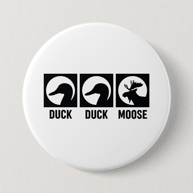 Duck Duck Moose Button (Vorderseite)