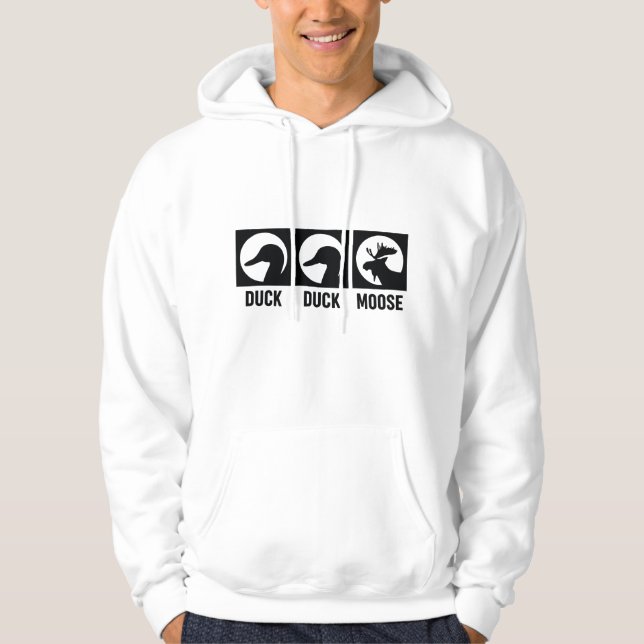 Duck Duck Moose Hoodie (Vorderseite)