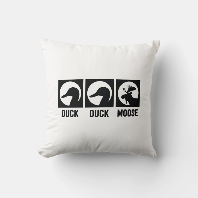 Duck Duck Moose Kissen (Vorderseite)