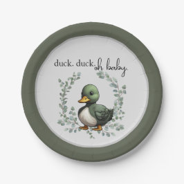 Duck Duck Oh Babydusche zum Thema Babydusche Pappteller