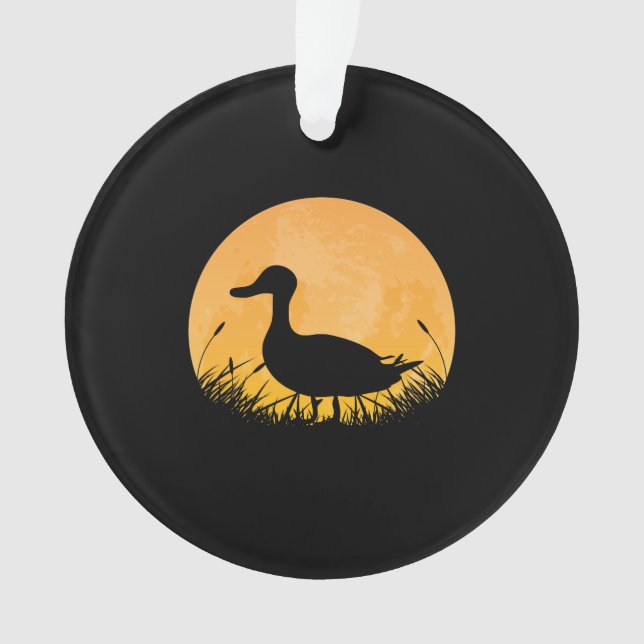 Duck Easy Halloween Outfit Mallard Dipper Moon Ornament (Vorderseite)
