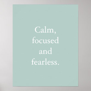 Duck Egg Minimalistisch Inspiration Zitat Poster