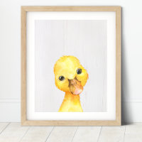 Duck Farm Kinderzimmer Art Print