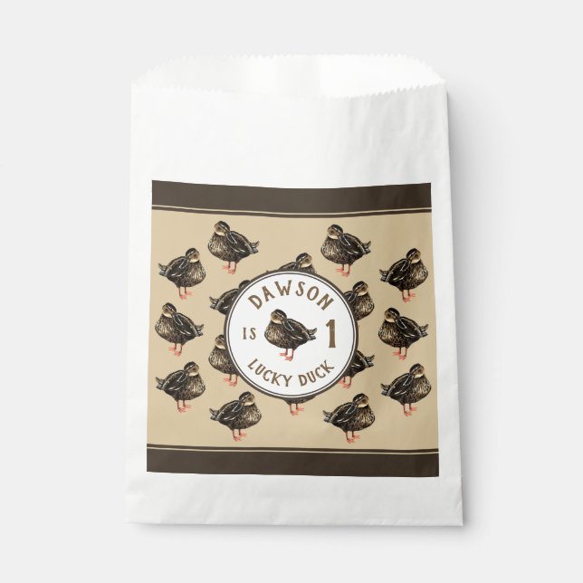Duck Favor Bags Geschenktütchen (Vorderseite)
