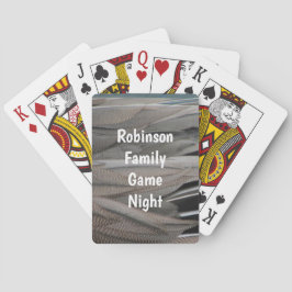 Duck Feather Foto Moderne Schwarze Graue Natur Spielkarten