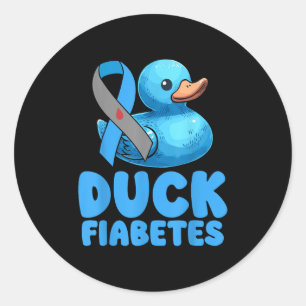 Duck Fiabetes Diabetes Awareness Montag Insulin Pa Runder Aufkleber