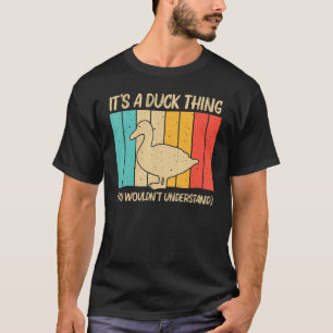 Duck for Men Mallard Mandarin Duck T-Shirt