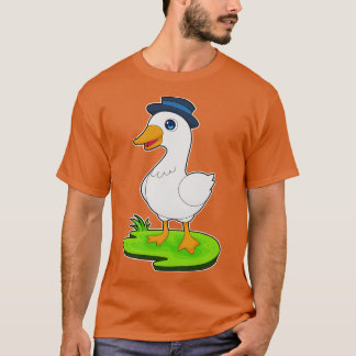 Duck Gentleman Hat T-Shirt