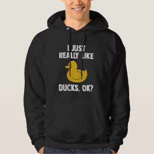 Duck Geschenke für Frauen Männer Quack Jugend Gumm Hoodie