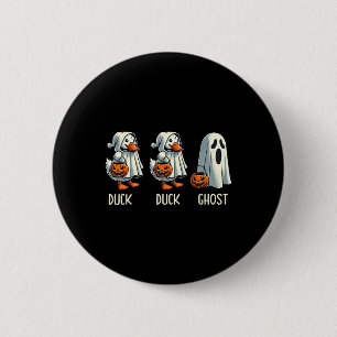 Duck Ghost Pun Trunk oder Leckerei Trick oder Tret Button