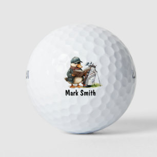 Duck Golfer Golfball