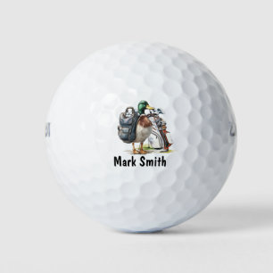 Duck Golfer Golfball