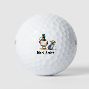 Duck Golfer Golfball