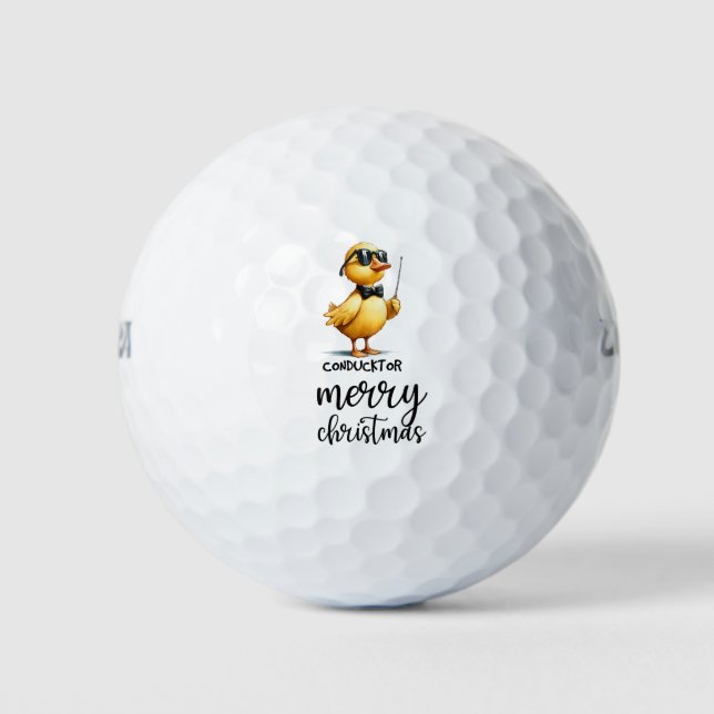 Duck golfer ist golfend golfball (Vorderseite)