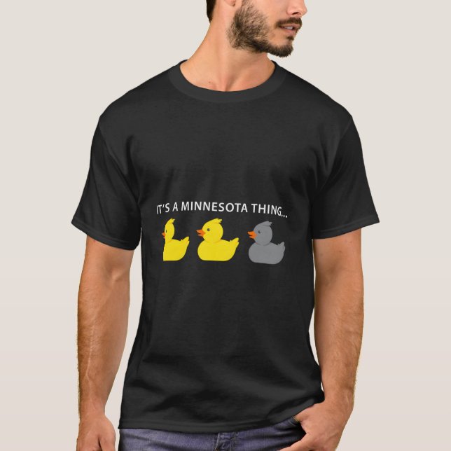 Duck Gray Duck Minnesota T-Shirt (Vorderseite)