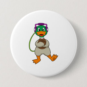 Duck Headphone Music Button