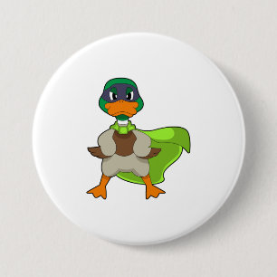 Duck Hero Cape Button
