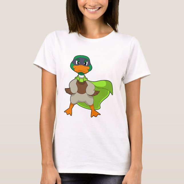 Duck Hero Cape T-Shirt (Vorderseite)