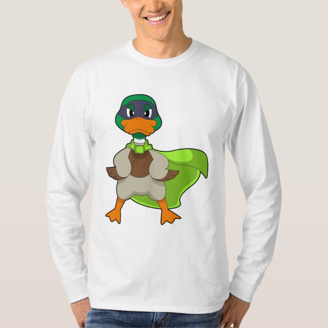 Duck Hero Cape T-Shirt (Vorderseite)