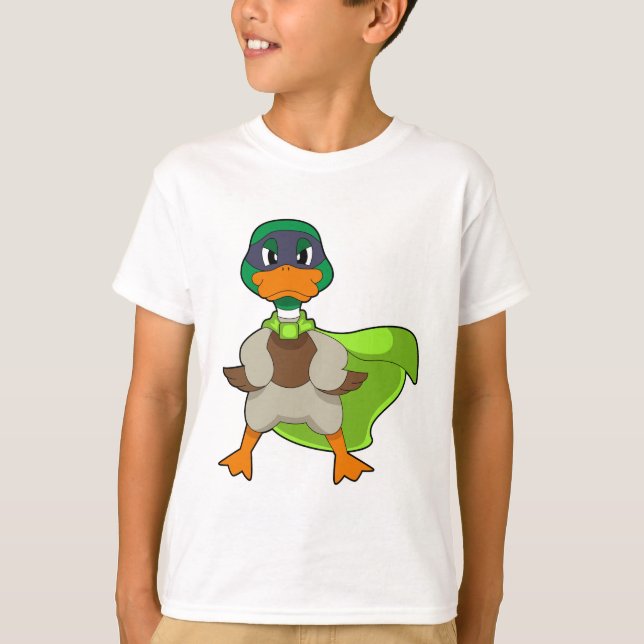 Duck Hero Cape T-Shirt (Vorderseite)