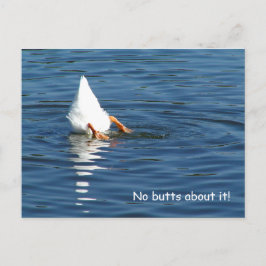 Duck Hintern Spaß Postkarte
