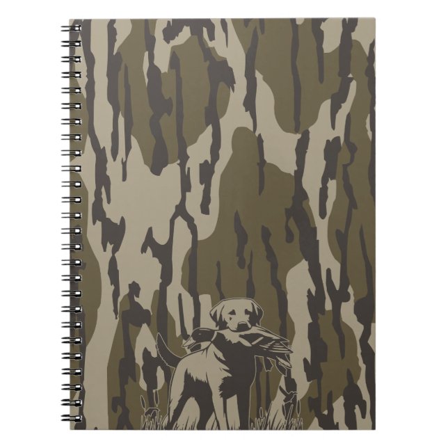 Duck Hunter Dog Forest Waterfowl Bottomland Camouf Notizblock (Vorderseite)