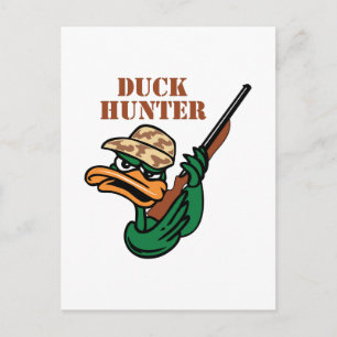 DUCK HUNTER POSTKARTE