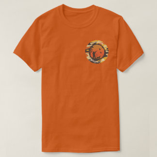 Duck Hunter und Camouflage Round Design T - Shirt