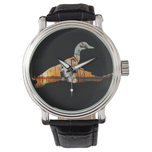 Duck Hunter Watch, White Labrador Retriever Armbanduhr
