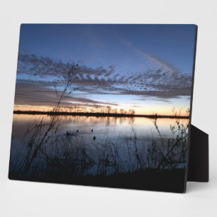 Duck Hunter's Sunrise Canvas Print Fotoplatte