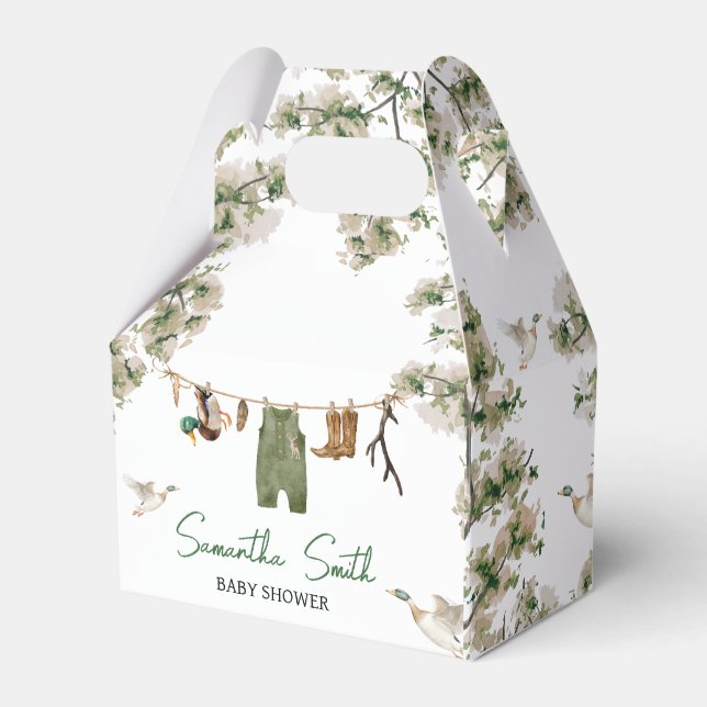 Duck Hunting Baby Show Geschenkschachtel (Vorderseite)