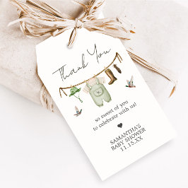 Duck Hunting Baby Shower Favor Tags Geschenkanhänger