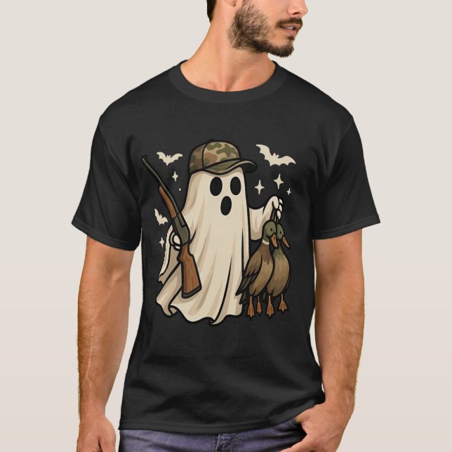 Duck Hunting Ghost Camouflage T-Shirt (Vorderseite)