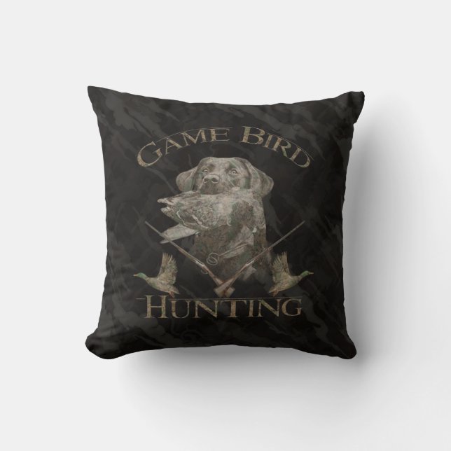 Duck Hunting Throw Kissen (Vorderseite)