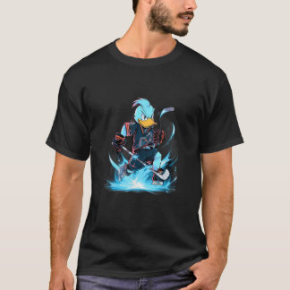 Duck Ice Hockey Player Hockey Stick Goalkeeper  T-Shirt