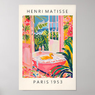 Duck in der Badewanne Funny Poster, Bad Wall Art, Poster