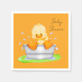 Duck in einer Tube Babydusche Serviette