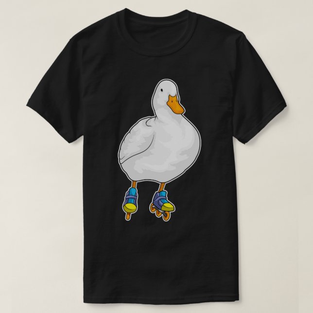 Duck Inline Skaten Roller Skate 1 T-Shirt (Design vorne)
