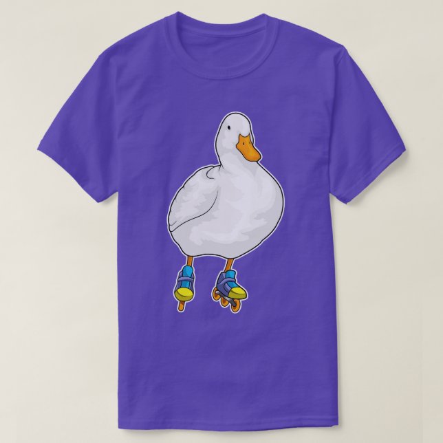 Duck Inline Skaten Roller Skate T-Shirt (Design vorne)