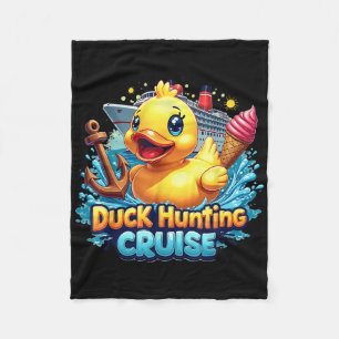 Duck Jagd Kreuzfahrer Rubber Duckie Sommer Bo Fleecedecke