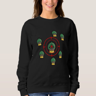Duck Jagduck Lover Funny Junting Sweatshirt